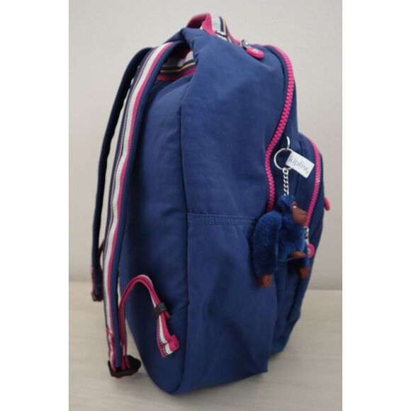 Kipling KIA5L4-I2Y Women's Admiral Blue/Purple 15" Laptop Seoul Backpack - Picture 16 of 16